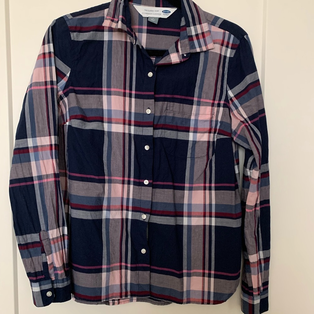 Plaid button up shirt